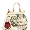 Dolce & Gabbana Mini Miss Sicily Stitched Shoulder Bag in Beige (ivory) - Lyst