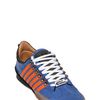 Dsquared2 Contrasting Stripes Suede Sneakers in Blue for Men - Lyst
