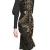 Etro Silk Taffeta and Velvet Dress in Black - Lyst