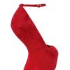 Giuseppe Zanotti 150mm Suede Open Toe Sculptural Wedges in Red (wine) - Lyst