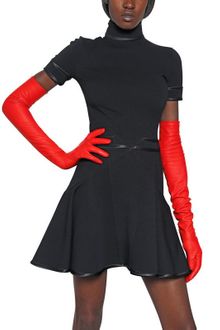 Givenchy Silk Satin On Viscose Punto Milano Dress - Lyst