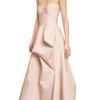 Jil Sander Bonded Stretch Techno Satin Dress in Pink - Lyst