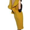 Lanvin Neoprene Dress in Yellow - Lyst