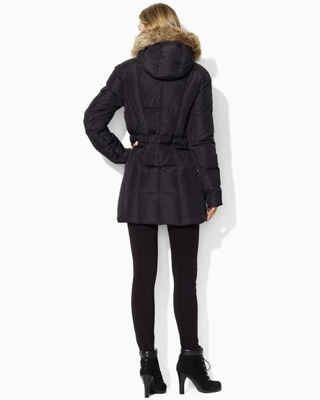 ralph lauren fur hood jacket