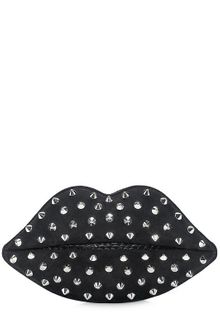Lulu Guinness Studded Lips Perspex Clutch - Lyst