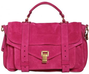Proenza Schouler Ps1 Medium Suede Satchel - Lyst
