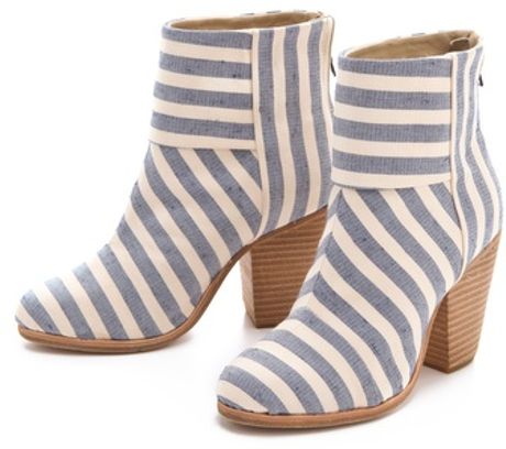 canvas booties