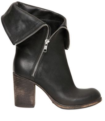 Strategia 80mm Calfskin Zip Folded Boots - Lyst