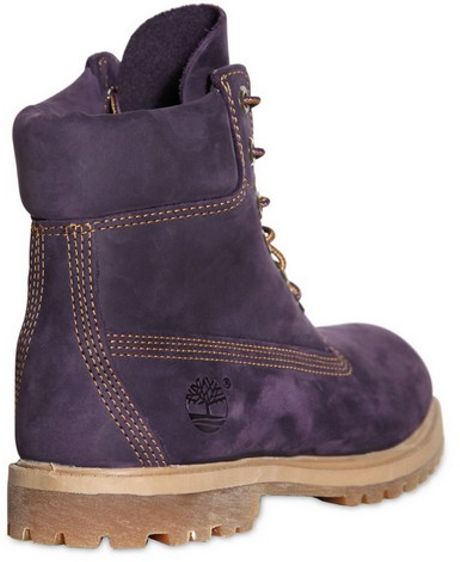 timberland boots white and purple