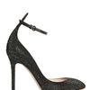 Valentino 100mm Calf Suede Crystals Pumps in Black - Lyst