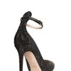 Valentino 100mm Calf Suede Crystals Pumps in Black - Lyst