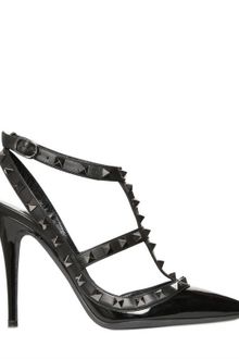 Valentino 100mm Rock Stud So Noir Patent Pumps - Lyst