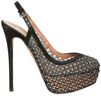 Valentino 130mm Silk and Swarovski Pumps - Lyst