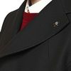 Vivienne Westwood Skull Pin Cashmere Blend Wool Cloth Coat in Black for Men - Lyst