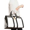 Yves Saint Laurent Medium Cabas Chyc Leather Top Handle in Beige (white) - Lyst