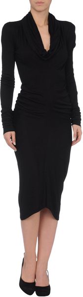 Alexander McQueen 34 Length Dress - Lyst