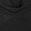 Alexander Mcqueen Black Cowl Neck Crepe Pencil Dress in Black - Lyst