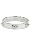 Alexander Mcqueen  3d Enamel Skull Bangle in White - Lyst