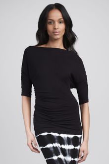Bailey 44 Ruched Jersey Top - Lyst