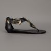 Balmain Helene Sandals in Black - Lyst