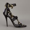 Balmain Helene Sandals in Black - Lyst