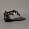 Balmain Helene Sandals in Black - Lyst