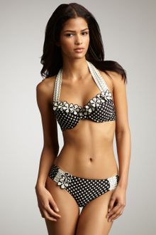 Betsey Johnson Pinwheel Polkadot Swim Bottom - Lyst