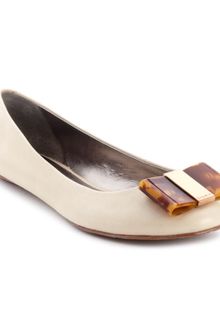 DKNY Debbie Ballerina Bow Flats - Lyst