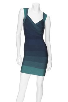 Hervé Léger Ombre Bandage Dress - Lyst