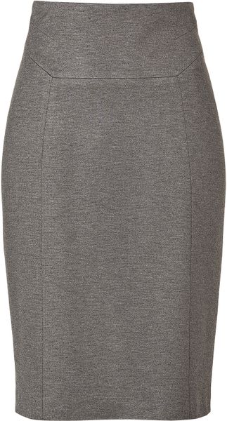 Hugo Medium Grey Ramika Skirt in Gray (grey) - Lyst