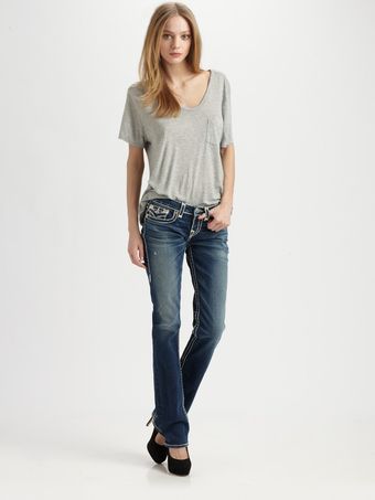 True Religion Billy Super T Straightleg Jeans - Lyst