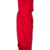 Balenciaga Maxi Dress in Red - Lyst