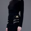 Balmain Embellished Cotton Top in Black - Lyst