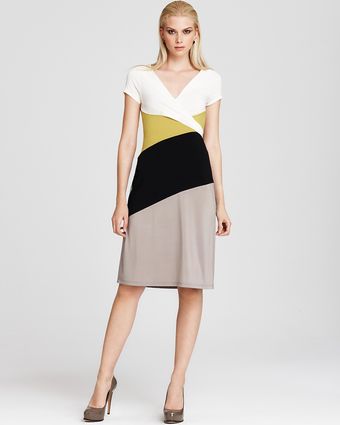 BCBGMAXAZRIA Color Block Dress - Lyst