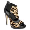 Calvin Klein Sonia Shooties in Animal (black/leopard haircalf) - Lyst