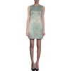 Dolce & Gabbana Brocade Shift Dress in Blue - Lyst