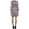 Dolce & Gabbana Tapestry Print Waist Tie Dress in Gray (grey) - Lyst