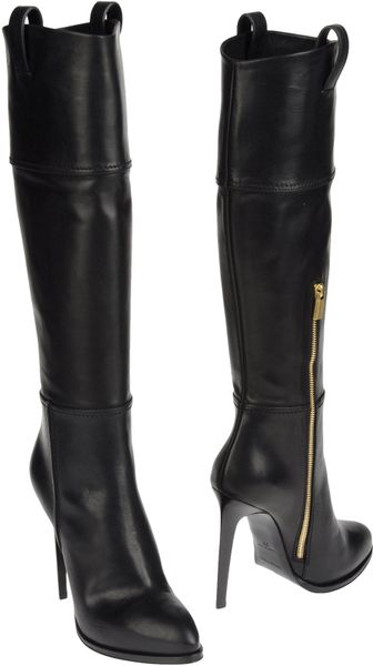 Emilio Pucci Highheeled Boots in Black - Lyst