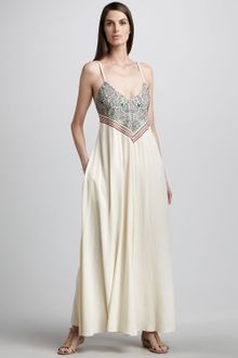 Mara Hoffman Embroidered Maxi Dress - Lyst