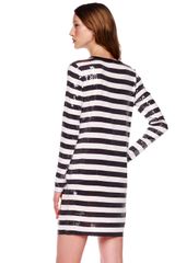 Michael Kors Striped Sequined Dress