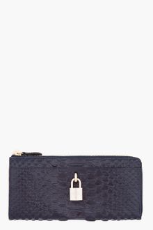 Mulberry Ink Blue Scaled Hetty Wallet - Lyst