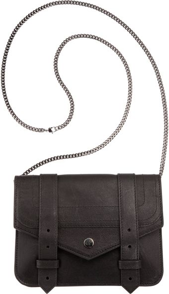 Proenza Schouler Ps1 Large Chain Wallet Leather - Lyst