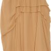 See By Chloé Ruffled Chiffon Skirt in Beige (nude) - Lyst