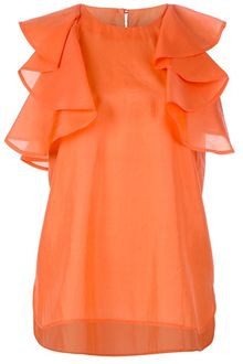 See By Chloé Ruffle Blouse - Lyst