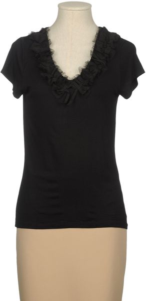 T Tahari Short Sleeve Tshirt - Lyst