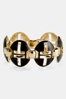 Tory Burch Tyler Oval Link Bracelet - Lyst