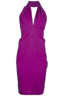 Yves Saint Laurent Halterneck Dress - Lyst