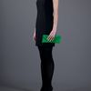 Casadei Suede Clutch in Green - Lyst
