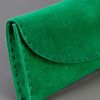 Casadei Suede Clutch in Green - Lyst
