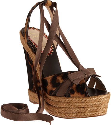 Christian Louboutin Isabelle in Brown (leopard) - Lyst